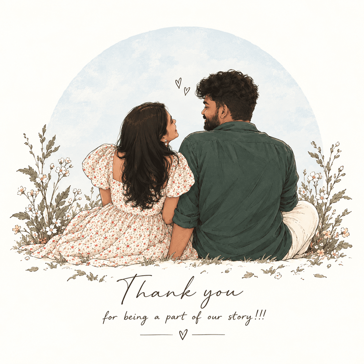 Thank you for being a part of Athul and Cathy's story